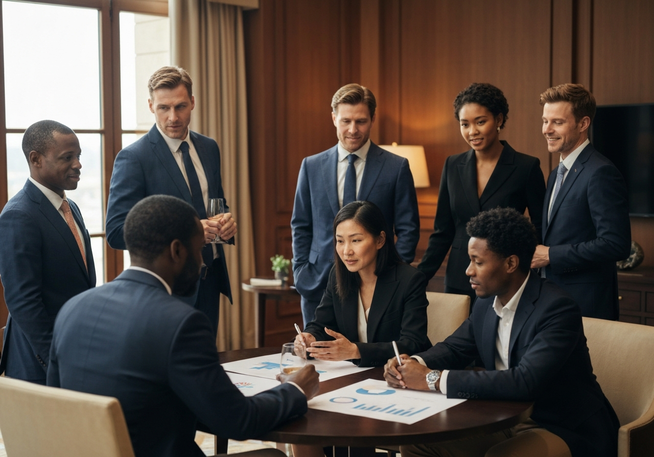 Diverse professional group
